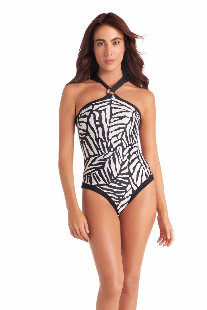 Chamela Terra Halter One Piece front