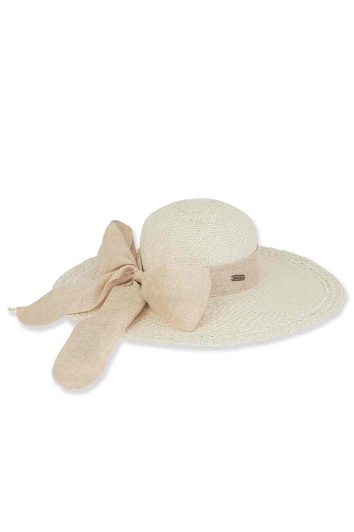 Natural Floppy Bow Hat