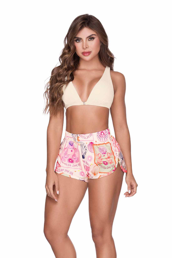 Chamela Sirenia Printed Shorts