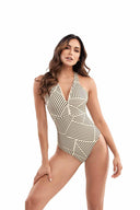Chamela Mocca Sporty One Piece front