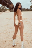 Chamela Alma Salvaje Ivory Bikini Set back