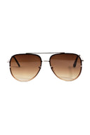 Cassie Brown Aviator Sunglasses