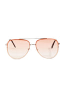 Cassie Clear Aviator Sunglasses