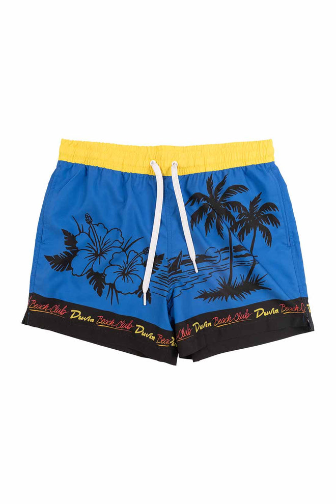 Duvin Blue Oasis Swimtrunk