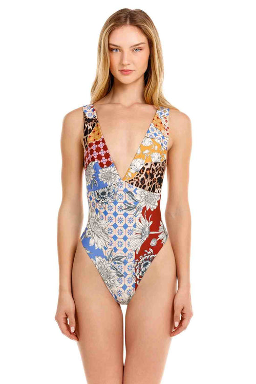 Agua Bendita Tulipa Quilt One Piece