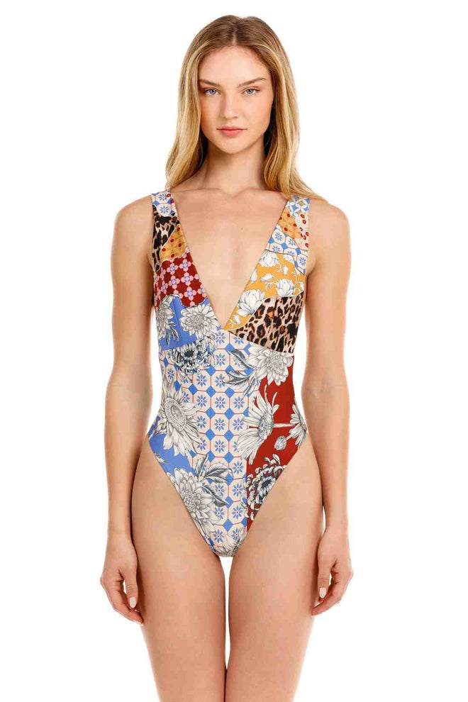 Agua Bendita Tulipa Quilt One Piece
