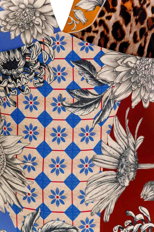 Agua Bendita Tulipa Quilt One Piece details