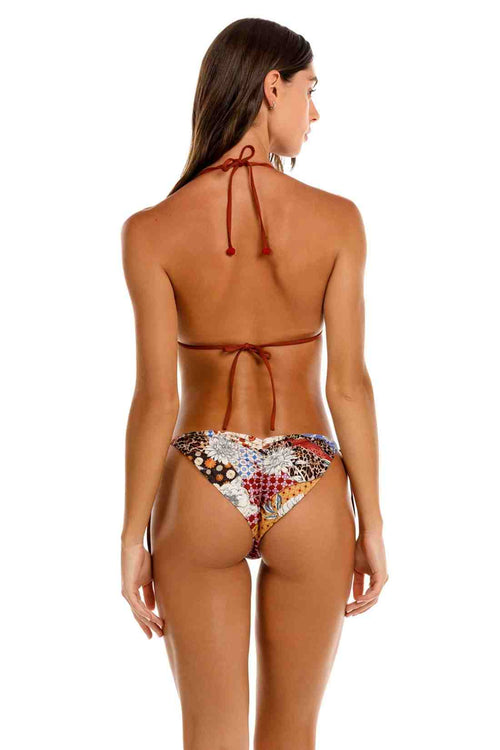 Agua Bendita Lolita Alegria Quilt Bikini Set back