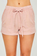 Rita Pink Tencel Shorts