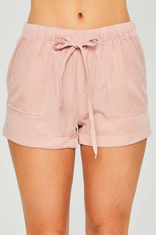 Rita Pink Tencel Shorts