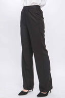 Diana Black Linen Pants side