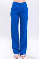 Diana Blue Linen Pants