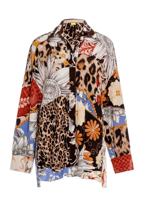 Agua Bendita Anastasia Quilt Shirt detail
