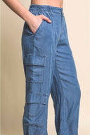 Heidi Denim Tencel Pants detail