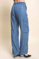 Heidi Denim Tencel Pants back