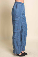 Heidi Denim Tencel Pants side