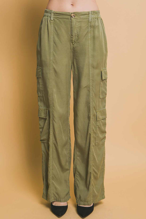 Heidi Olive Tencel Pants