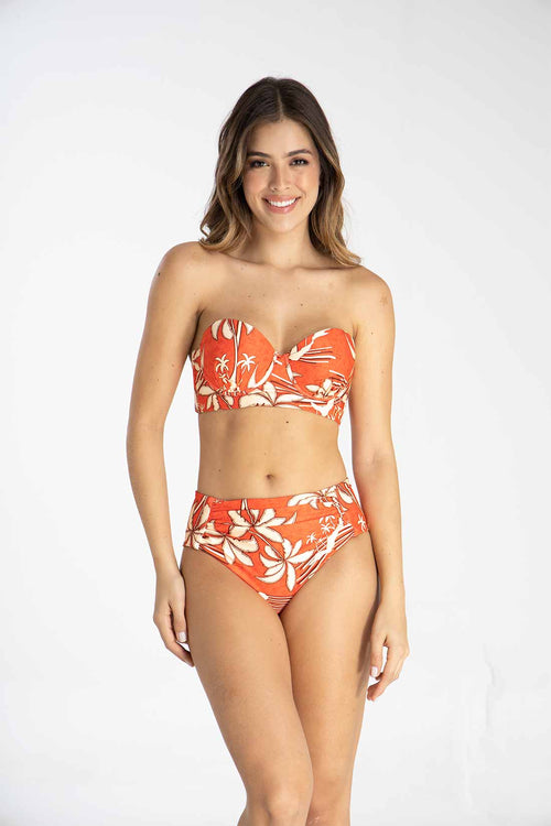 Garotas Jacinto Cups Bikini Set strapless