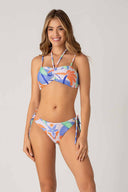 Garotas Ubatuba Strapless Bikini Set front