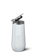 Brumate Glitter White Champagne Flute 12oz