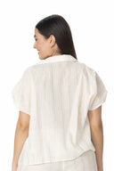 Garotas Inyra Marfil Pants Set back