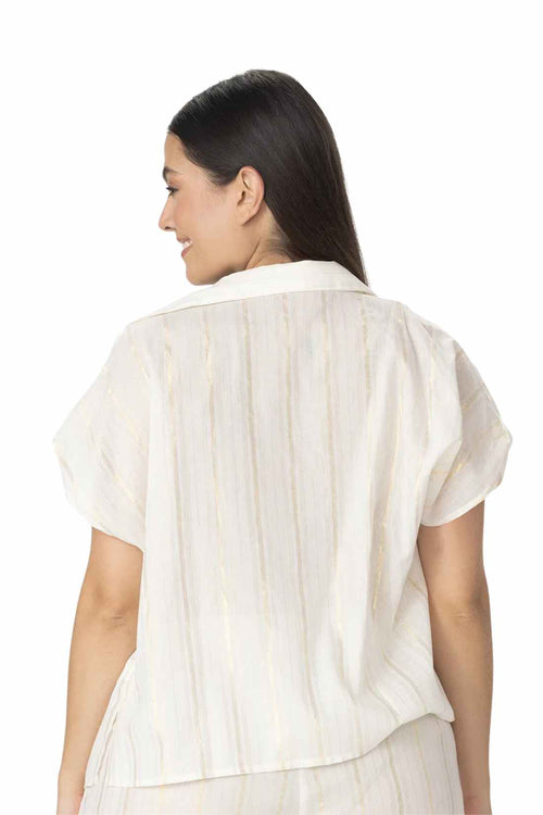 Garotas Inyra Marfil Pants Set back