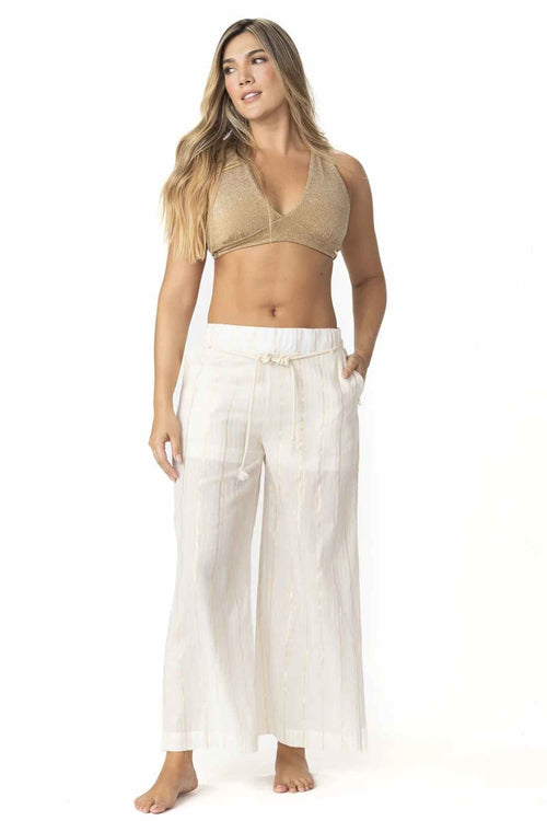 Garotas Inyra Marfil Pants Set