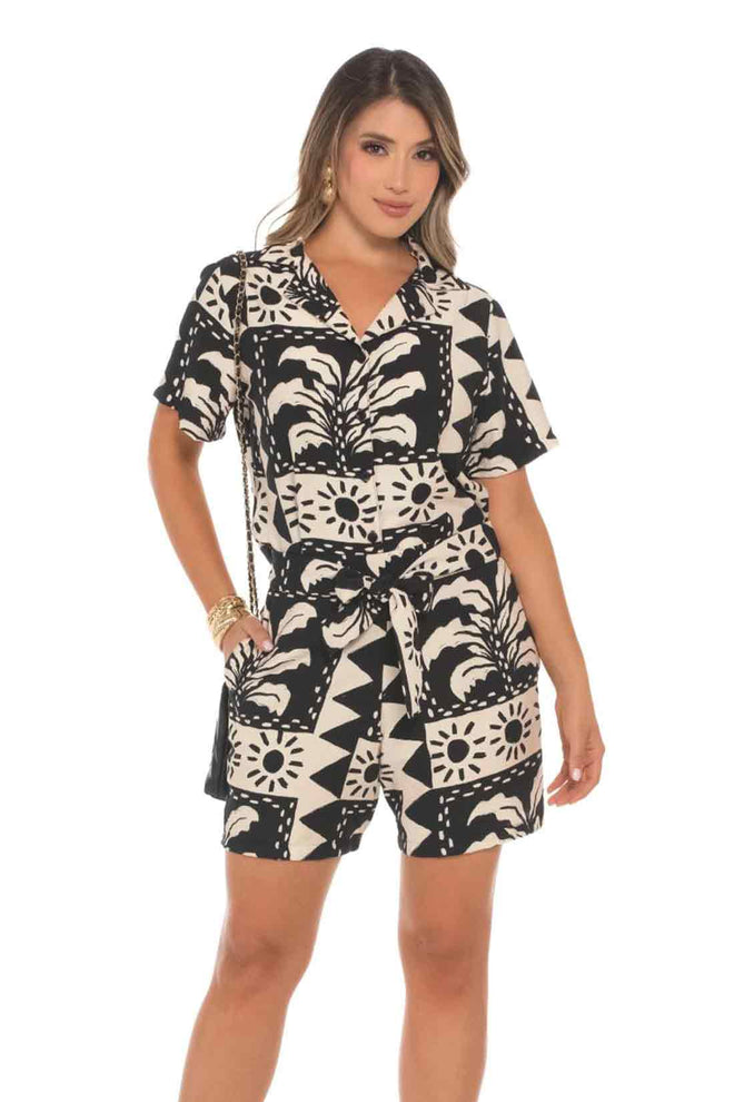 Summer Printed Short Set