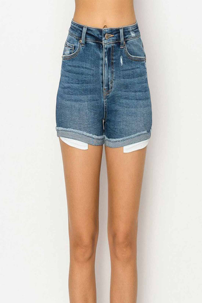 Kiara Denim Mom Shorts