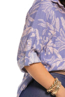 Purple Printed Shirt details