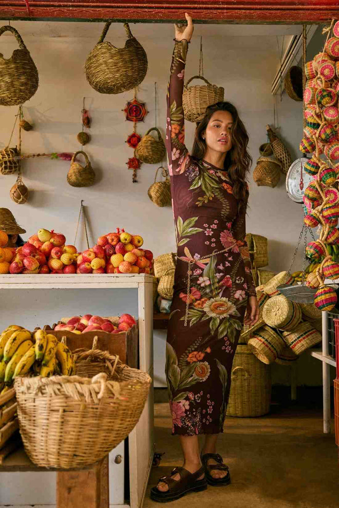 Agua Bendita Robin Ambar Maxi Dress