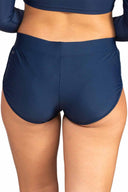 Alexandra Navy Shorts back
