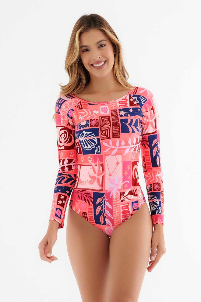 St Even Baltico Long Sleeve One Piece front