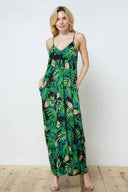 Eloise Black Printed Maxi Dress
