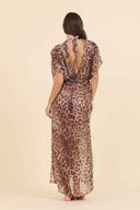 Wild Leopard Coverup Dress back