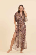 Wild Leopard Coverup Dress