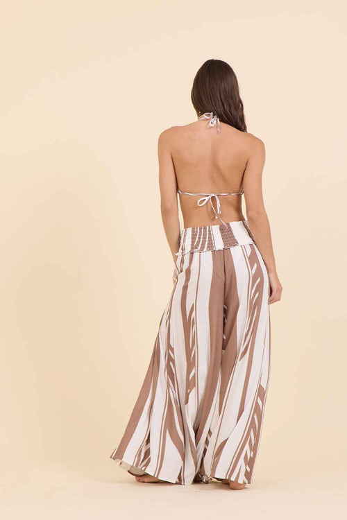 Neutral Abstract Pants back