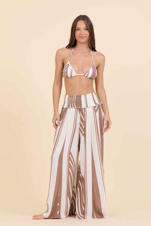 Neutral Abstract Pants