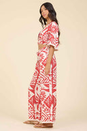 Tribal Oasis Printed Pants Set side