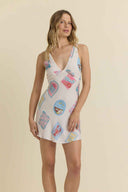 Scenic Summer Printed Mini Dress