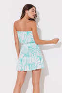 Green Island Tube Dress back
