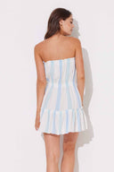 Venice Stripe Tube Dress back