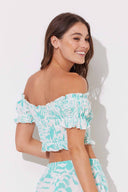 Green Island Off Shoulder Top back