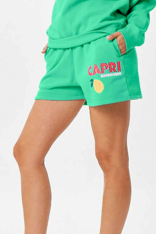 Surf Green Capri Shorts