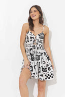 Ocean Paradise Mini Dress front
