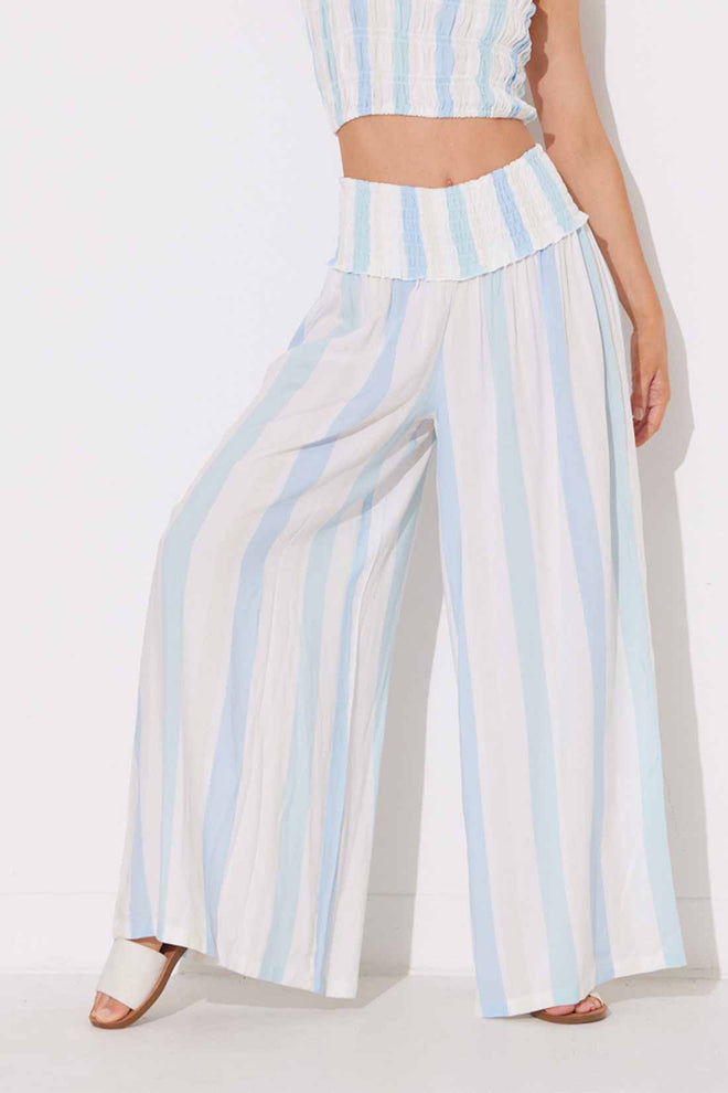 Venice Stripe Wide Leg Pant