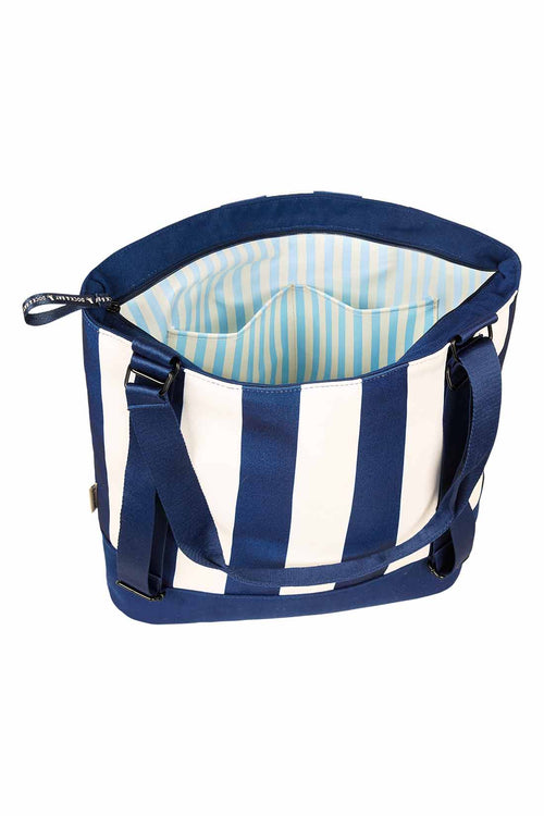 Dock and Bay Whitsunday Blue Cooler Bag open