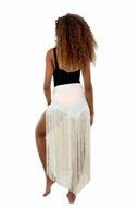 Milonga Marfil Fringes Skirt back