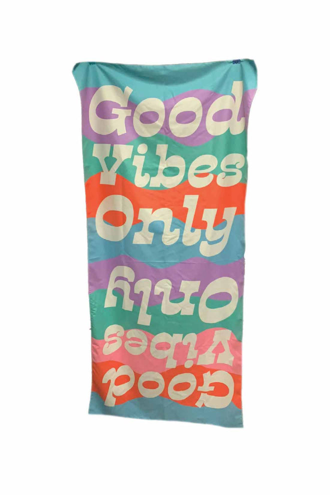 Good Vibes Only Blanket Towel