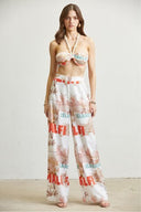 Amalfi Print Pants Set